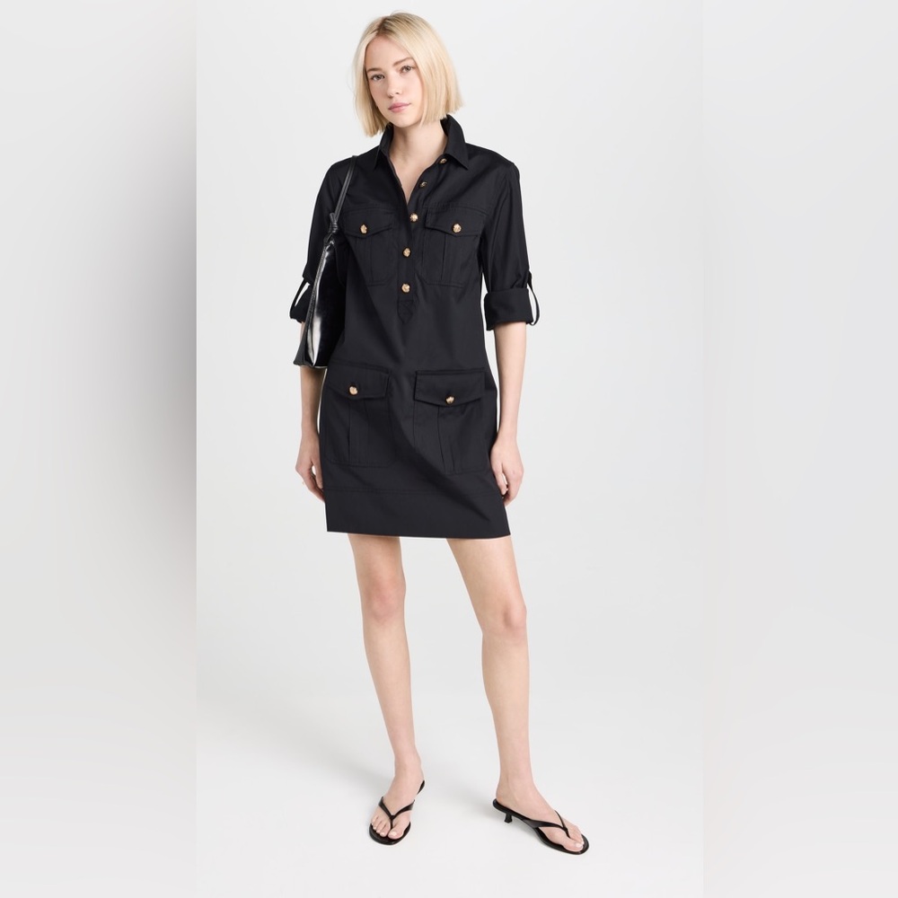 NWT $498 Veronica Beard Saude Cargo Dress - Picture 4 of 11
